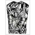 Miniatyrbild 2 av 2: Fejktatuering Ryggtavla Japansk Tatuering
