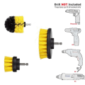 Miniatyrbillede 5 af 7: Skrubbørste til boremaskine og skruetrækker 3-pack gul