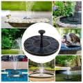 Miniatyrbillede 11 af 11: Stort solcelledrevet springvand med batteri og belysning 16cm sort