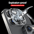 Pikkukuva 4 / 6: 2 kpl iPhone 15 Pro/15 Pro Max Linssinsuojaus Kameran suojaus läpinäkyvä