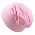Miniatyrbillede 2 af 2: Tynd lyserød vinterhue lang hat snowboard skate pink