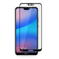 Pikkukuva 2 / 2: Huawei P20 Hieman kattava HD -näytön suojaushiilikuitu lasi musta
