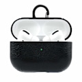 Miniatyrbild 1 av 4: Svart Apple AirPods Pro Väska Fodral Skyddsfodral Skinn Läder svart