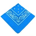 Bandana Scarf Sjal Snusnäsduk Paisleymönster Blå blå