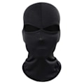 Miniatyrbillede 2 af 5: Tynd sort balaclava ski maske røver hat 2 huller sort