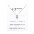 Miniatyrbild 1 av 2: Gåvohalsband Stjärntecken Skytten Sagittarius Halsband silver