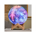 Pikkukuva 4 / 5: 3D RGB Moon Lamp kaukosäätimellä | Nebula 16 Väriä 4 Modea 15cm