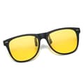 Polariserade Wayfarer Clip On Solglasögon Flip Up Gul Night Vision gul