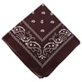 Bandana skjerf sjal snus klut paisley mønster brun brun