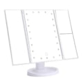 Miniatyrbild 6 av 7: LED Sminkspegel med Belysning - Tri Fold Make Up Mirror Vit vit