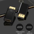 Pikkukuva 6 / 9: Näyttöportti DP-uros-HDMI-naarassovitin 4K musta