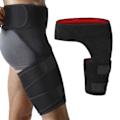 Miniatyrbild 1 av 4: Flexibelt Höftstöd - Mjukt Stöd för Ökad Stabilitet i Höft och Lår svart