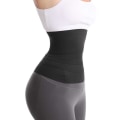 Miniatyrbillede 6 af 10: Gratis størrelse Talje Shaper Waist Trainer 4m sort sort
