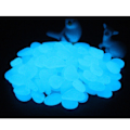 Pikkukuva 6 / 9: Luminescent Stones | Valokiviä puutarhaan ja akvaarioon, 100 kpl Valkoinen valkoinen