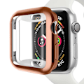 Miniatyrbillede 1 af 2: Apple Watch 7 45mm Shell Case Screen Protection Rose Gold