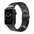 Pikkukuva 1 / 9: Apple Watch 42/44/45 1/2/3/4/5/6/7/Katso metalli mustan kellon rannekoru musta