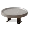 Armstödsbricka Soffa | Bord för Soffarmstöd | Justerbar, 30cm Grå Marmor