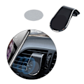 Pikkukuva 1 / 6: Universal Magnet Mobile Holder auton tuulettimen ruudukkoauton pidikkeeseen musta