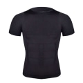 Miniatyrbillede 10 af 11: Trin til bedre Posture Posture T-Shirt XL Sort sort