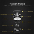 Miniatyrbillede 8 af 11: 360 Rotatable mobilholder med selv -fast magnetbilholder sort sort