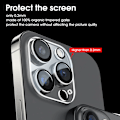 Miniatyrbild 6 av 6: 2st iPhone 15/15 Plus Max Linsskydd Kameraskydd transparent