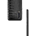 Pikkukuva 3 / 3: Samsung Galaxy S10 Plus Mobile Shell Musta nahkainen nahkakrokotiilikuori musta