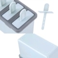 Miniatyrbillede 8 af 11: 4-pack glasform - Lav egne ispinde hjemme - nyttig is beige