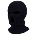 Miniatyrbillede 1 af 5: Sort Balaklava Ski Mask Mugarväva sort