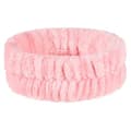 Make Up Band Mjukt Hårband för Ansiktstvätt Ansiktsvård Pannband Rosa rosa