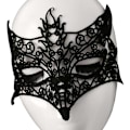 Miniatyrbild 2 av 2: Maskerad Mask Lace Mask Ögonmask i Spets svart