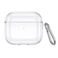 Pikkukuva 1 / 2: Läpinäkyvät AirPods 3 -kotelon suojakotelot karbiinin kanssa läpinäkyvä