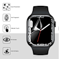 Pikkukuva 4 / 6: 2-Pack Apple Watch 7/8 45 mm Screen Protector Kattava läpinäkyvä