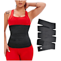 Miniatyrbillede 1 af 7: Free Size Waist Shaper Waist Trainer 4m Sort sort