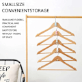 Miniatyrbillede 4 af 10: Beklædningsbøjleforbindelseskrog - arrangør - hvid, 30 -pack hvid