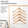 Miniatyrbillede 4 af 10: Beklædningsbøjleforbindelseskrog - arrangør - sort, 30 -pack sort
