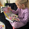 Miniatyrbillede 9 af 9: Magnetisk bog Pigetøj Mode | STEAM læring | Kreativt magnetisk legesæt