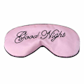 Miniatyrbild 1 av 4: Mjuk Rosa Sovmask Ögonmask i Silke Flyg Resor Good Night rosa one size