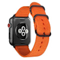Pikkukuva 1 / 2: Apple Watch 42/44/45 Nylon rannekoru NATO rannekoru Oranssi oranssi