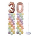 Miniatyrbild 1 av 4: Ballongställ - Piedestal - Hållare för Ballonger Fest Födelsedag transparent