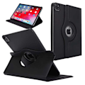 Miniatyrbillede 1 af 11: iPad Pro 11" (M4) 360° Smart Cover Case PU Læder Sort sort