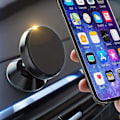 Pikkukuva 6 / 11: Mobiili pidike magneettilla - pyörivä autopidike kultaa kulta