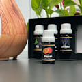 Miniatyrbild 7 av 8: 6-Pack Eteriska Oljor | Eukalyptus, Apelsin, Tea Tree, Mynta, Lavendel och Tall 10ml flerfärgad