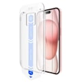 Pikkukuva 1 / 7: Helppo asenna iPhone 15 Screen Protector HD -karkaistu lasi läpinäkyvä