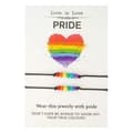 Pride-rannekoru 2-pakkaushelmikortti kortilla monivärinen