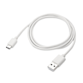 Miniatyrbild 1 av 3: 1m USB-C Laddkabel Quick Charge 3A Type-C vit