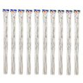 Miniatyrbillede 2 af 2: Ballon Tail Silver Glitter Metallic 10-Pack Glitter Draper sølv