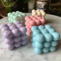 Miniatyrbillede 1 af 9: Lysform DIY Stearin Light 6st Cubs hvid