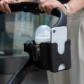 Miniatyrbillede 2 af 10: Klapvognsholder til mobil og flaske - Mobilholder flaskeholder klapvogn sort