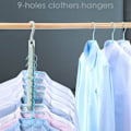 Miniatyrbilde 4 av 10: Multi Hangers for garderobe - klær kleshengere for ekstra plass grå