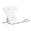 Miniatyrbilde 2 av 7: Trådløs mobillader 3-i-1 Magsafe Sammenleggbar Hvit hvit